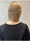 花田/ヘアセットヘアアレンジ結婚式お呼ばれ下北沢ボブ卒業式