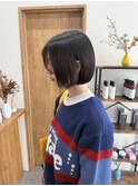 前上がりミニボブ