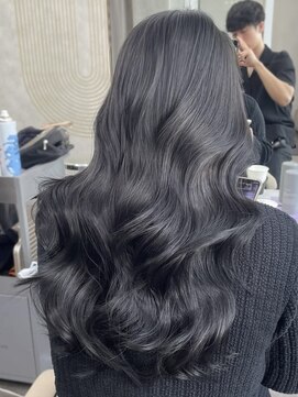 ユニ 原宿(uni) #78/韓国/韓国風/レイヤーカット/後れ毛/くびれヘア/前髪/原宿