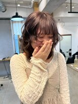 乾かすだけでキマる髪/馴染むハイトーンミニウルフグレージュ