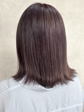 ルノン(LUNON) 暗めカラーグランマッシュデザインカラーフェイスフレーミング