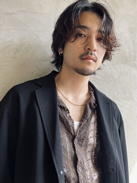 ベル 新宿(Belle) 大人メンズに!短すぎる髪が苦手な方のセンターパート◯吉川