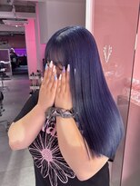 ダズリングディア(Dazzling Deer)&nbsp;紫／パープル/／ロング／ストレート／暗めカラー／学割