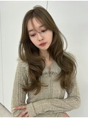 フォワード巻き韓国ヘアロングレイヤーバタフライレイヤー