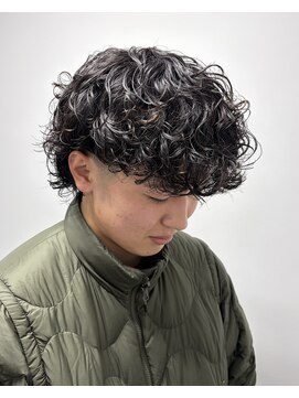 広島メンズ/マレットパーマ/海外風パーマ