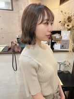 クオート(quoit)&nbsp;縮毛矯正ボブ×タッセルボブ×アッシュ　春夏　３０代　40代