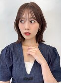 小顔見えが叶うくびれレイヤーボブ