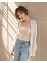 ケアシンサイバシ(CARE shinsaibashi)&nbsp;シアーレイヤーボブ　髪質改善　愛され韓国風　心斎橋