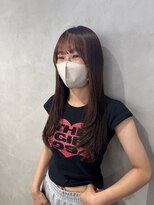 ワン キューバイ アングゥ 仙台本町(1 QUE BY UNGU)&nbsp;レイヤーカット/ベージュカラー