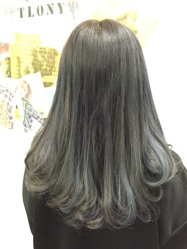 トロニー(TLONY) 透け感グレー