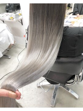 アディション 渋谷(ADITION) 【ADITION渋谷】バレイヤージュ外国人風グレーカラー