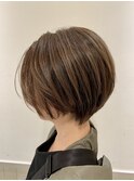 奥行きショートボブ