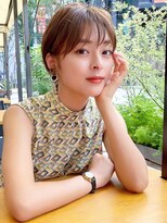 レベンス(Lebens)&nbsp;ショートカット×ひし形ショートボブ×前髪あり20代30代40代