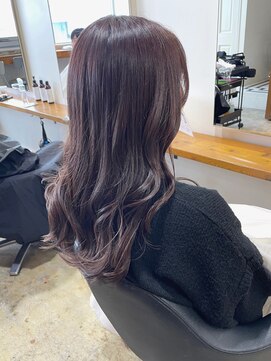 グリーン 渋谷(green) 【MIO】ラベンダーブラウン×韓国コテ巻き