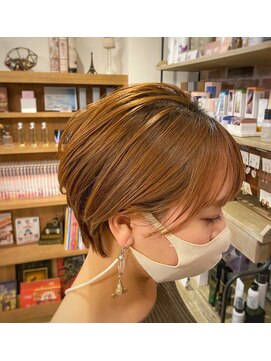 アートアンドヘアーデザイン ダイアリー(Art Hair design Diary) 【Diary】 春＊小顔ショート×シアーベージュ