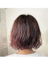 ヘアーウィーヴ 佐倉店(hair Weve) ヌナボブ×ピンクグラデーション