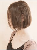 【morio鶴瀬】20代30代40代前髪無し前下がりストレートボブ