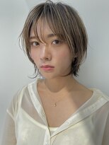 イミ(imi)&nbsp;ボブウルフ/グレージュカラー/似合わせカット/髪質改善[登戸]