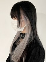 ザ オーダー(THE ORDER)&nbsp;ホワイトインナーカラーロングレイヤー顔周りレイヤー