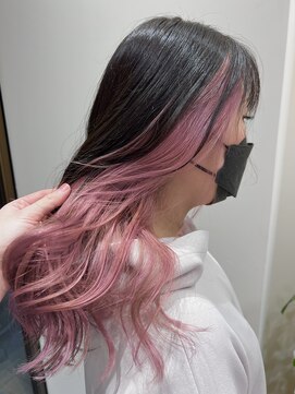 タミー 武蔵小杉(TAMMY) ピンク　インナーカラー