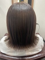 ケーアンドエス 大垣店(K&S)&nbsp;外ハネボブ×アッシュブラウンカラー