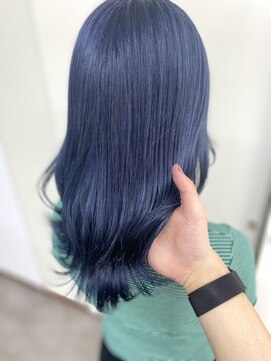 アソビセカンド 原宿(ASOBI 2nd) ミディアム/ネイビーブルー