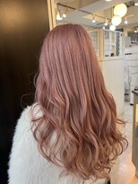 ヘアーグランデシーク(Hair Grande Seeek)&nbsp;韓国風ハイトーンダブルカラーケアブリーチペールピンク☆