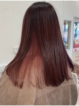 プログレス フレスポ富沢店(PROGRESS) 『inner pink』デザインカラー×インナーカラー