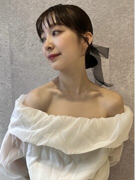 アース 三軒茶屋店(HAIR&MAKE EARTH) 三軒茶屋_レディース_ヘアアレンジ_ヘアセット_お団子_タイト_