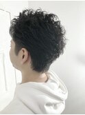 men'sスパイラルパーマ