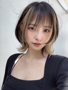 ロンドカスティーヨ 四日市(Lond castillo) 【ロンドカスティーヨ】futaba ボブ/インナーカラー/髪質改善