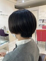 フェイバリットビューティシャルム(Favorite Beauty Charme)&nbsp;ボリュームを抑えた丸みショートボブ×オージュア髪質改善