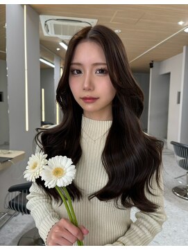 ボタン ハカタ(VOTAN hakata) 天神/福岡/韓国ヘア/前髪顔周りカット/レイヤー/センター分け