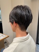 メンズカット バイ ソイクフ(メンズカット by SOY-KUFU) MEN'SHAIRアッシュブラックベリーショート