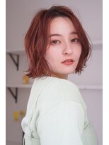 パール(PearL)&nbsp;【PearL】ピンクブラウンカラー/ボブパーマ/20代30代40代ヘア