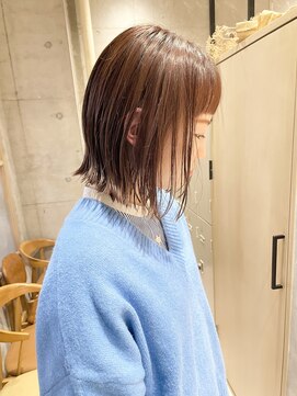 トマト(TOMTO) 【HOSSY】外ハネボブ_切りっぱなしボブ☆大人ボブ