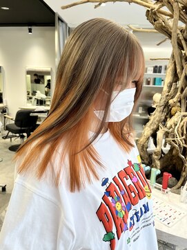 ゼスト 八王子店(ZEST) アンブレラカラー/インナーオレンジ【佐々木麻衣】