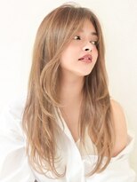 アイニティ(Inity)&nbsp;[Inity]レイヤーロング×グレーベージュ[心斎橋/ダメージレス]