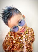 キッズバリアートスパイキーショート
