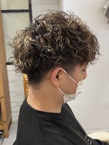 サロンドジョー(salon de joe)&nbsp;メンズパーマツイストスパイラルパーマシャドウパーマショート