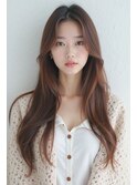 美髪レイヤーロングで大人のイメチェン