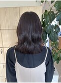 【くびレイヤー】グレージュ艶感大人ミディ小顔似合わせ20代