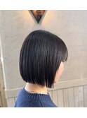 切りっぱなしボブ