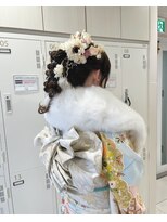 アッシュ 二俣川南口店(Ash)&nbsp;360度どこから見てもかわいい成人式アレンジ