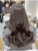 【輝士】グレージュカラー×髪質改善トリートメント