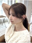 似合わせ顔周り/前髪/シースルー/サイドバング/小顔カット