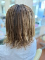 アークスヘアー&nbsp;大人可愛い小顔くびれボブダークアッシュグレージュブリーチなし