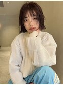 ショート・ボブパーマ/丸顔/前髪あり/ミニボブ/結べる/内巻き