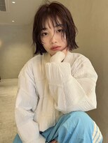 ルノ(RUNO)&nbsp;ショート・ボブパーマ/丸顔/前髪あり/ミニボブ/結べる/内巻き