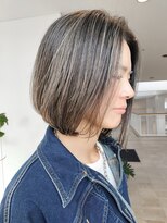 ビュートリアム 神戸(BEAUTRIUM)&nbsp;ハイライト丸みボブ/ショートカット/ショートヘア